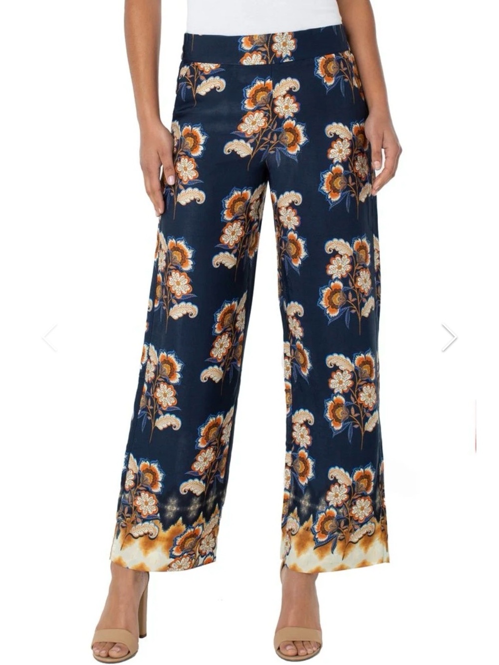 Liverpool Pull-On Easy Fit Pant With Elastic Back Waist